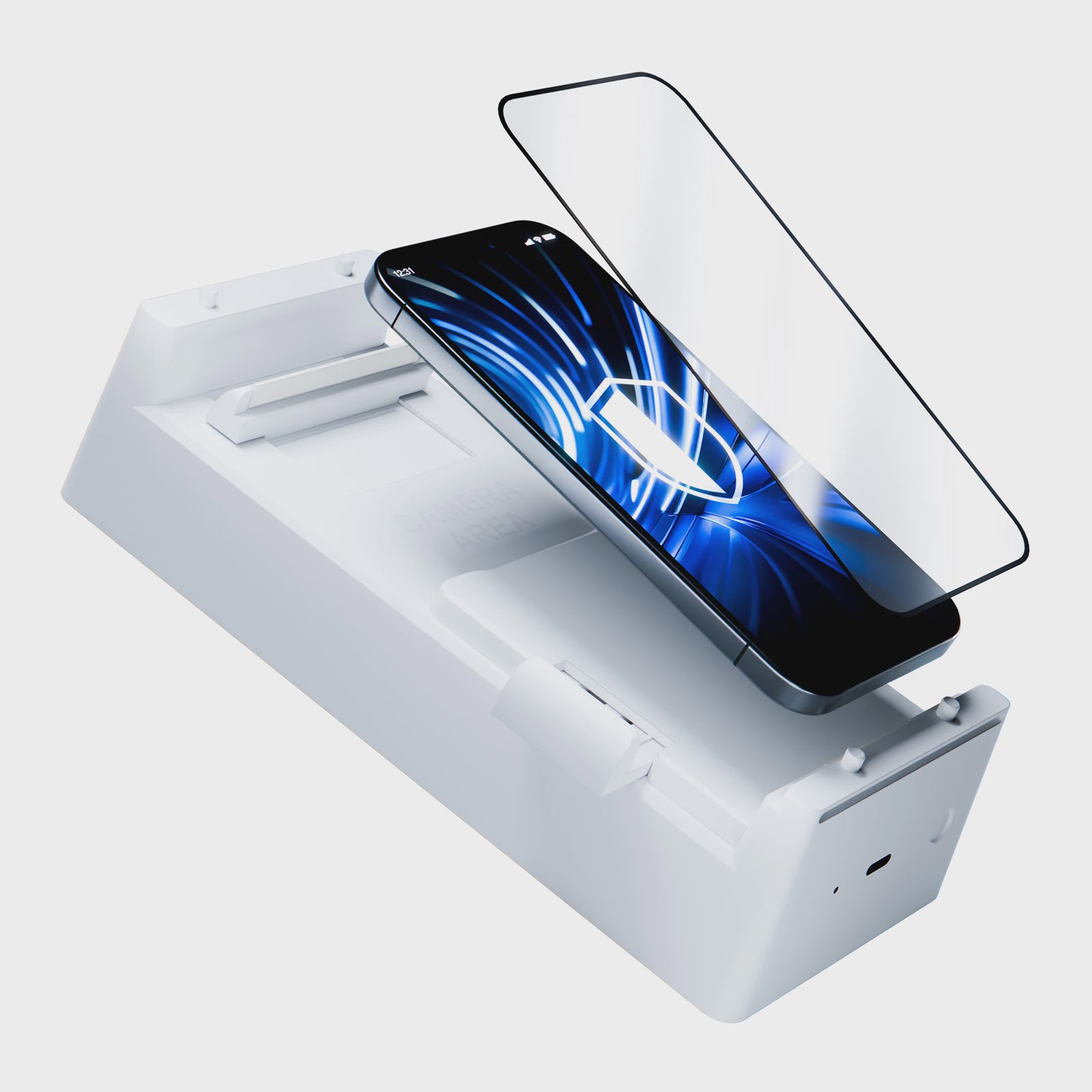 3mk Expert Glass Protection™ härdat glas med appliceringsverktyg för Samsung Galaxy A15 5G, bild 3