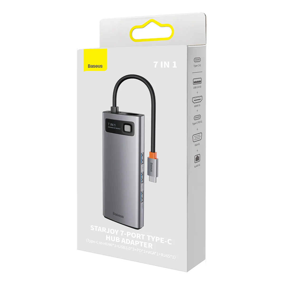 Baseus Metal Gleam docknings-/replikatorstation USB-C (WKWG040013), bild 4
