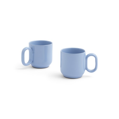HAY - Barro Mugg - 2-pack - Ljusblå