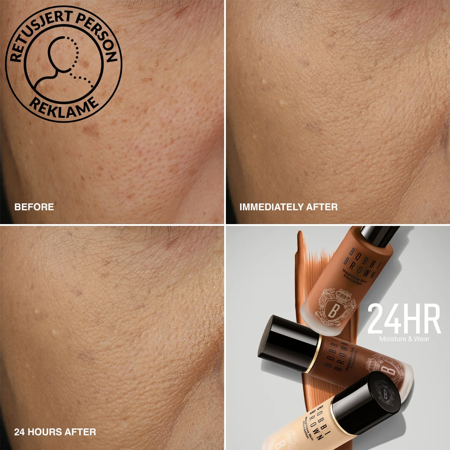 Bobbi Brown Weightless Skin Foundation SPF15 Warm Almond, bild 3