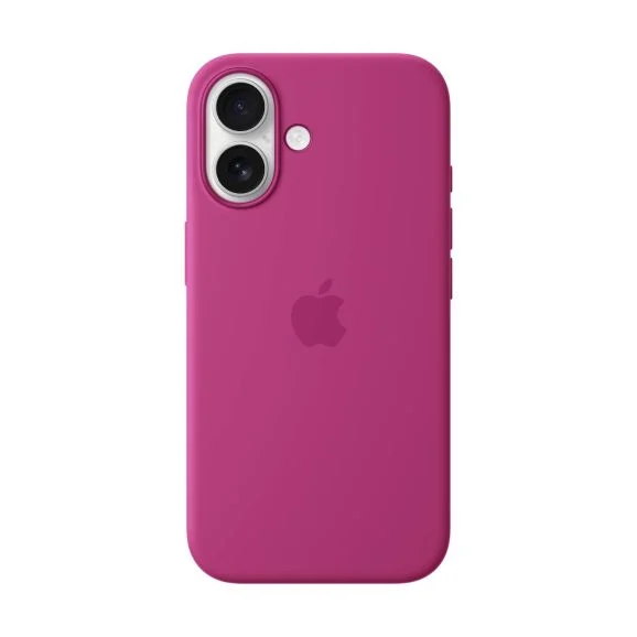 Apple iPhone 16 silikonskal MagSafe, Lila Fuchsia, bild 3