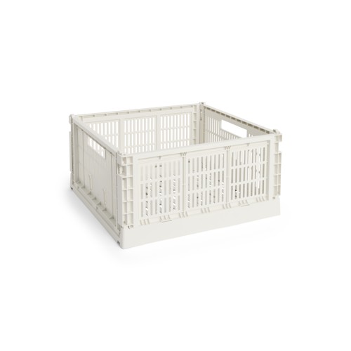 HAY - Colour Crate L Square Förvaringslåda (Offwhite)