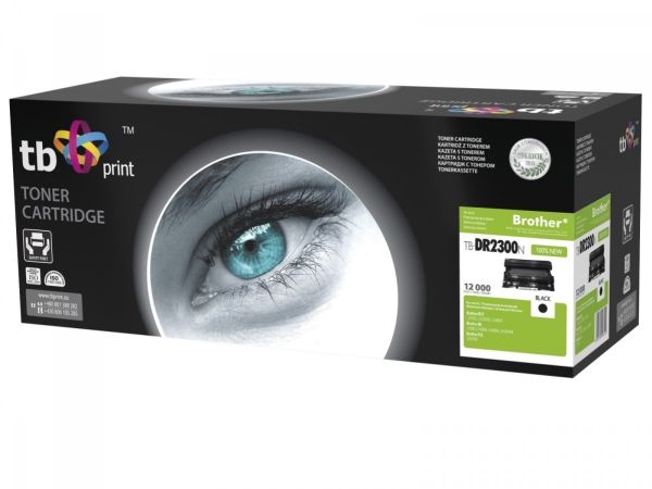 TB Print TB-DR2300N, 12000 sidor, Svart, 1 styck