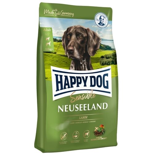 Happy Dog Supreme New Zealand torrfoder för vuxen hund med grönsaker, 12,5 kg