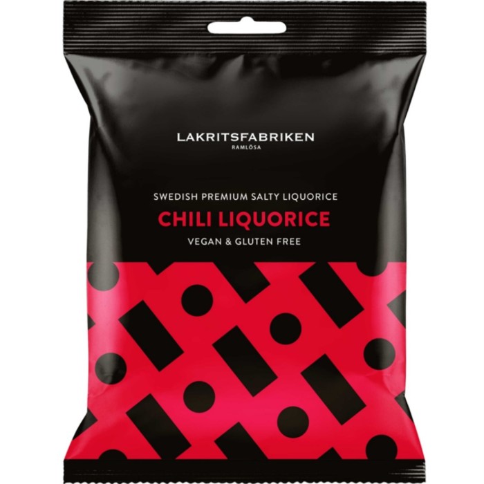 Lakritsfabriken Premium White Salty Chili Liquorice 100 g