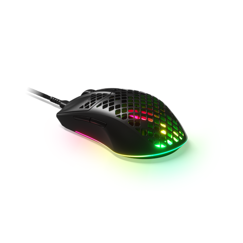 SteelSeries Aerox 3 (2022) gaming mus - svart