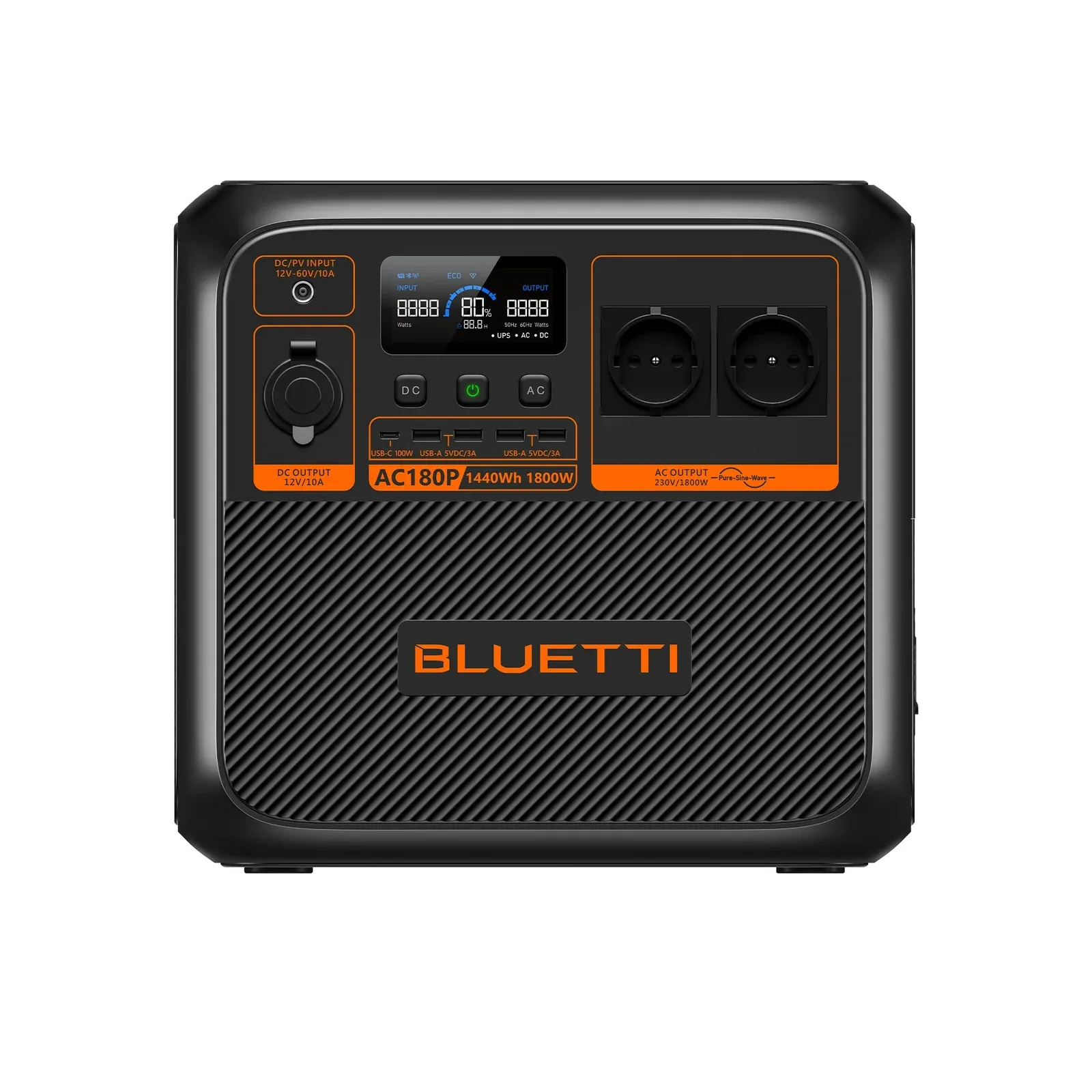 Bluetti AC180P portabel powerstation 1440 Wh 1800 W