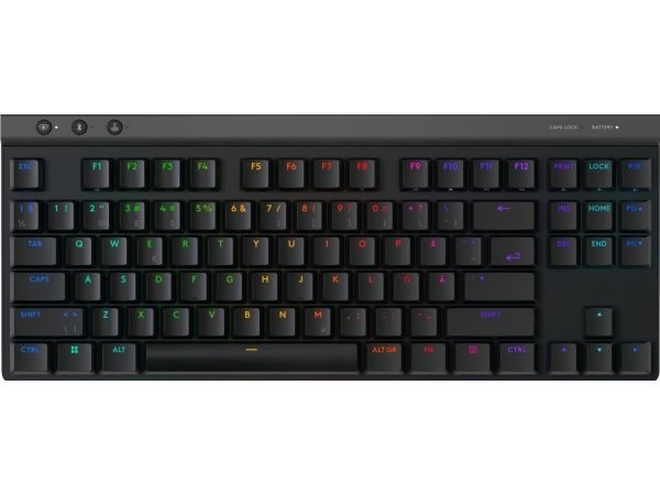 Logitech G515 LIGHTSPEED TKL trådlöst gamingtangentbord - GL Linear, svart, bild 5