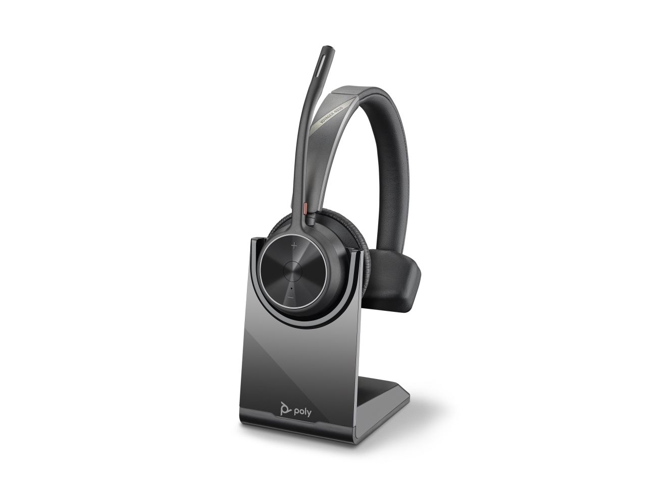 POLY Voyager 4310 UC, Trådlös, Kontor/callcenter, 122 g, Headset, Svart
