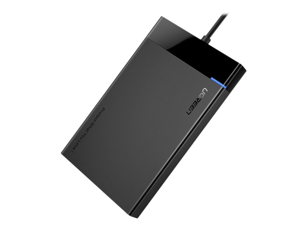 Ugreen Adapterhölje för SATA 2.5" USB 3.0-diskenhet - Svart