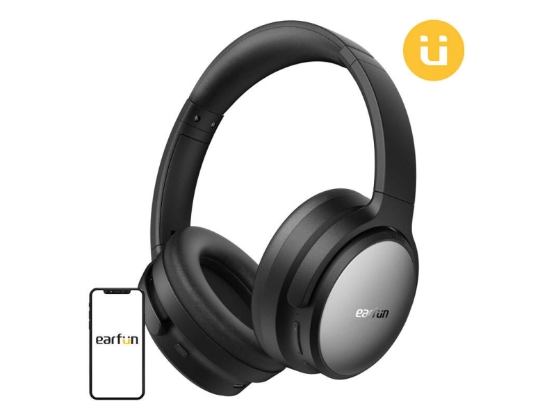 EarFun Tune Pro HP220B trådlösa hörlurar, svarta