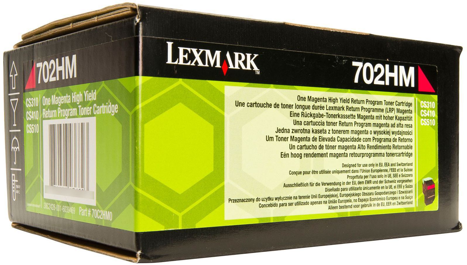 Lexmark 70C2HM0 till CS310dn/CS310n/CS410/CS510, Magenta, 3000 sid, bild 3