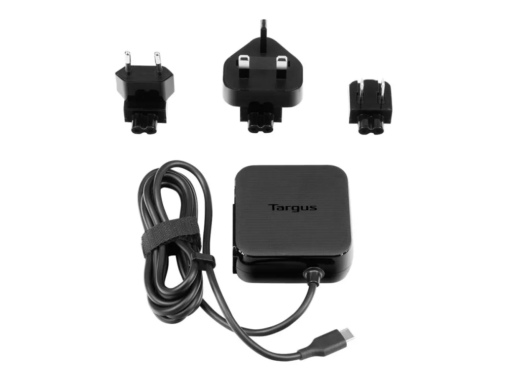 Targus Universal - Strömadapter - 45 Watt - 3 A (USB-C) - svart
