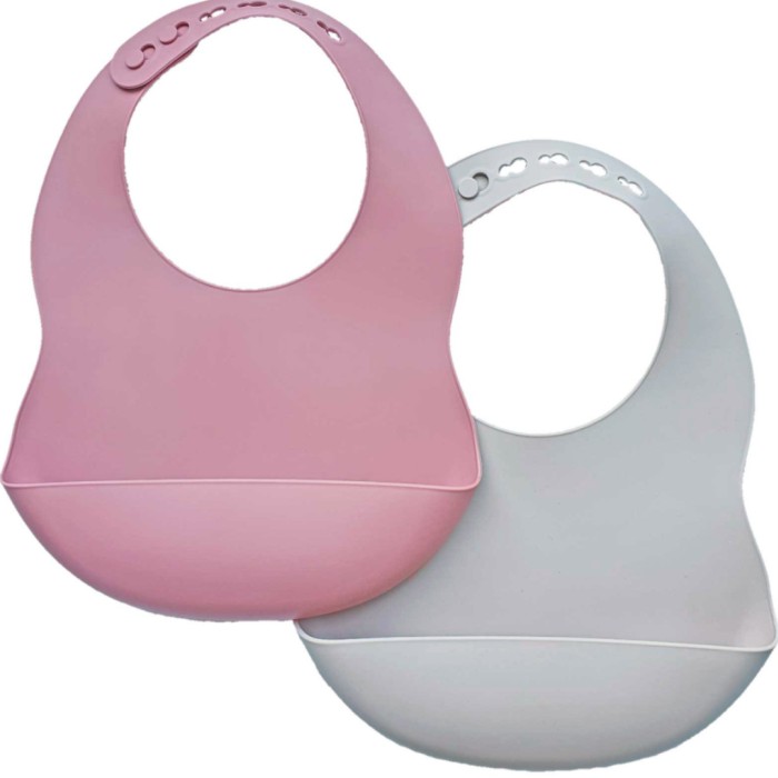 Summerville Haklapp silikon 2-pack Grå/Rose