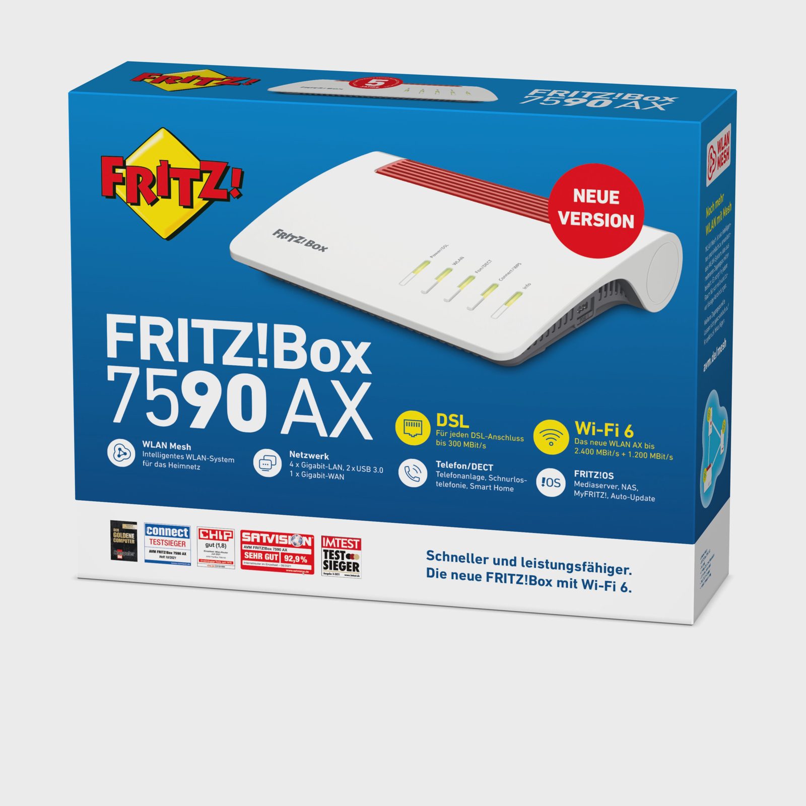 FRITZ! Box 7590 AX - Wireless router Wi-Fi 6, bild 4