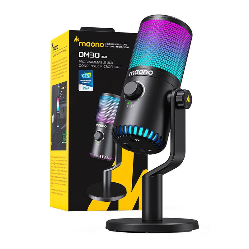 Maono Gaming Microphone DM30RGB (black), bild 4