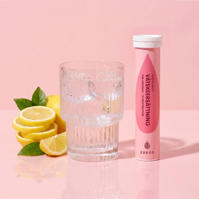 Zoeco Vätskeersättning Pink Lemonade 20 brustabletter, bild 2