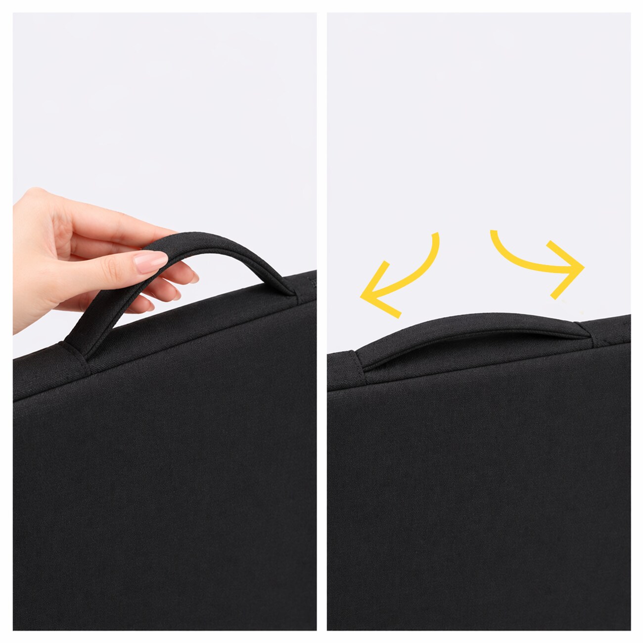 Wozinsky WTNP-11B 10–11-tums datorväska med infällbart handtag – svart, bild 5