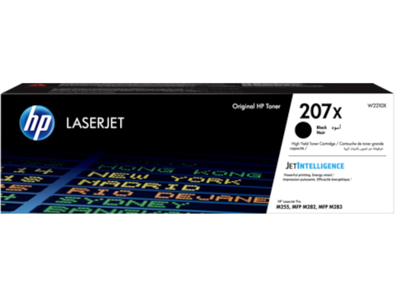 HP 207X High Yield, black Laserjet toner Cartridge 1 Styck Original svart w2210x, bild 5