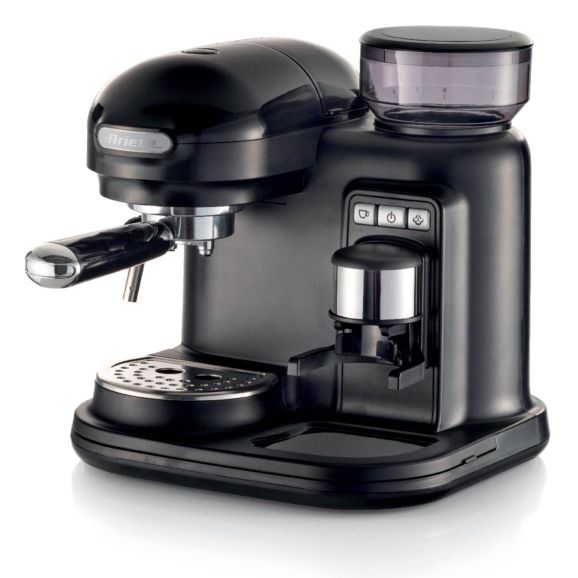 Ariete Moderna 1318 - Kaffemaskin med mjölkskummare - 15 bar - svart, bild 2