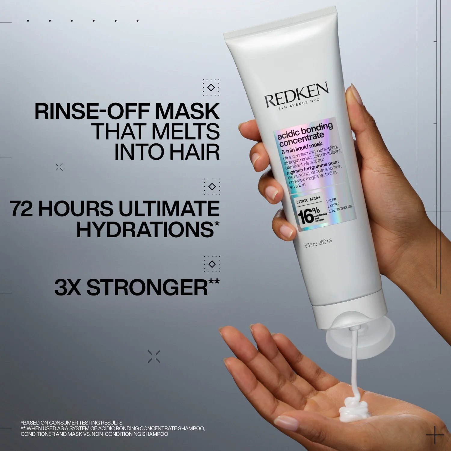 Redken Acidic Bonding Concentrate 5-Min Mask 250 ml, bild 3