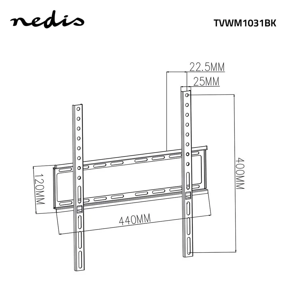 Nedis Väggfäste till 23-55" Max 35kg, bild 3