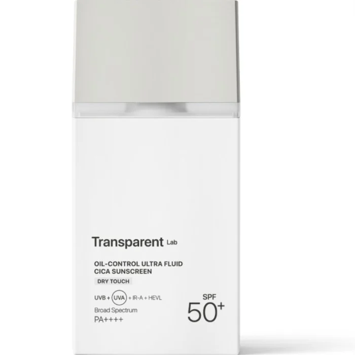 NICHE BEAUTY LAB Transparent Lab Oil-Control Ultra Fluid Cica Sunscreen 100 ml