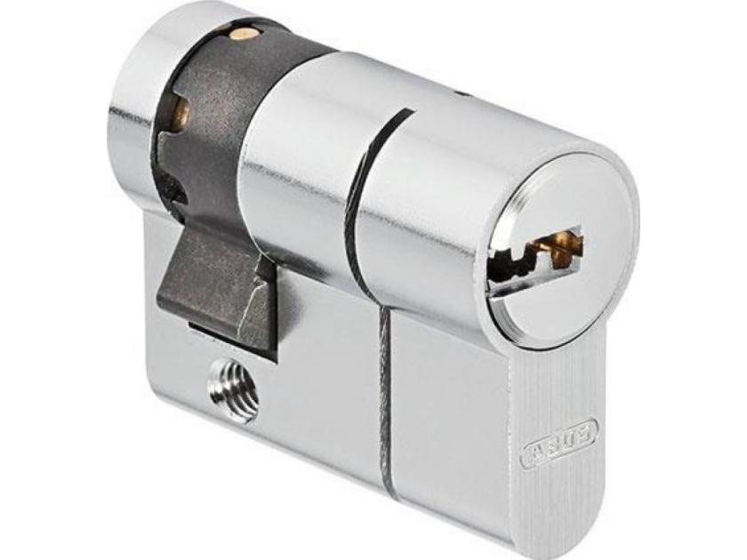 Abus låscylinder D6 30x10 mm, nickel, 5 nycklar