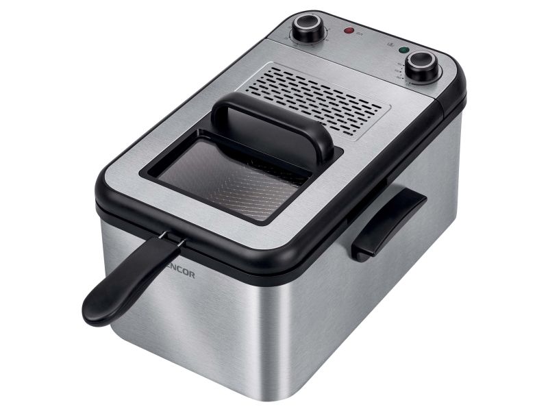 Sencor SFR 7200SS, Fritös, 3,2 l, 1,4 kg, Gjuten aluminium, 130 ° C, 190 ° C