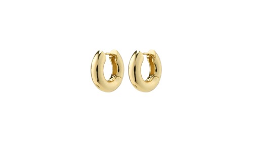 PILGRIM - AICA Chunky Hoop Earrings - Gold-Plated - 22 mm, bild 3