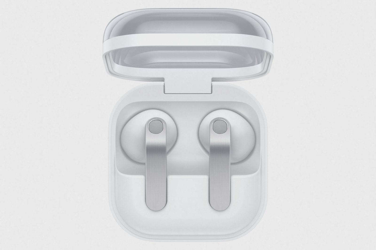 Samsung Galaxy Buds4 True Wireless-öronsnäckor, vit, bild 2