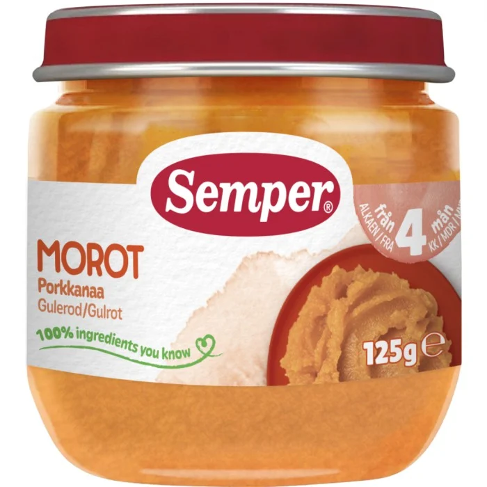 Semper Morotspuré 4M 125 g