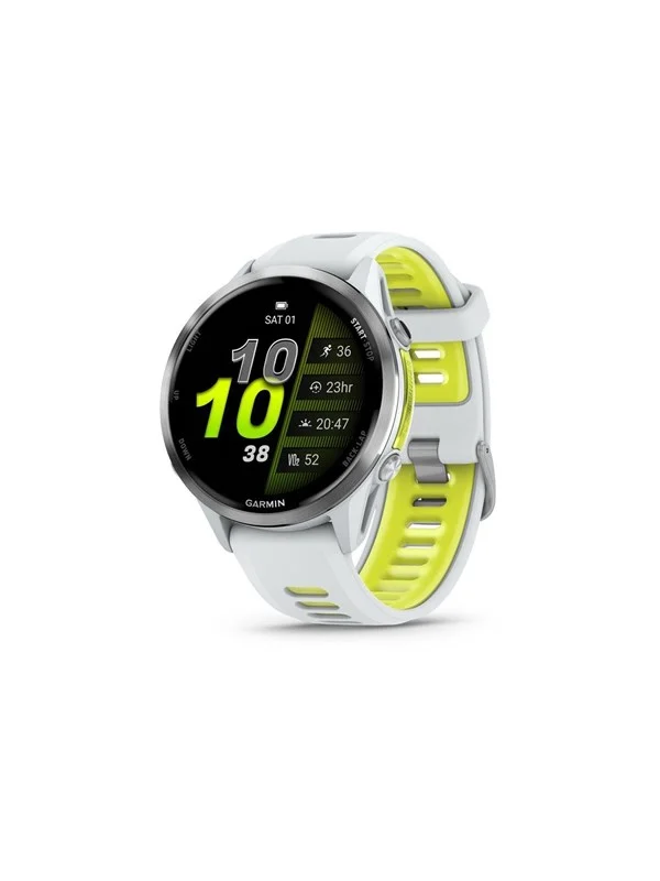 Garmin Forerunner 970 smartklocka 47 mm AMOLED Whitestone/Translucent Amp Yellow, bild 2
