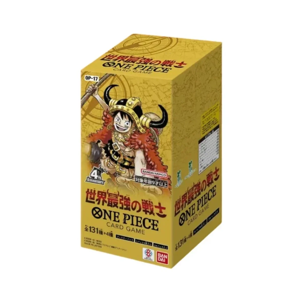 One Piece TCG: OP-17 The World’s Strongest Warriors Booster Display (24 packs) (Japansk)