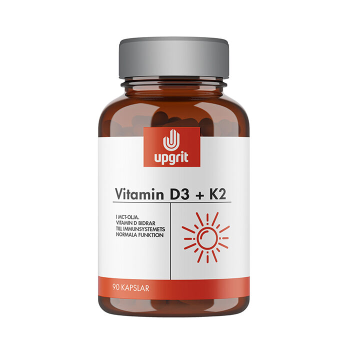 Upgrit Vitamin D3 + K2 90 st, bild 3