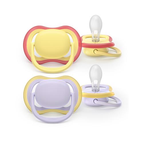 Philips Avent - Ultra air soother, 0-6m, Light purple/light yellow