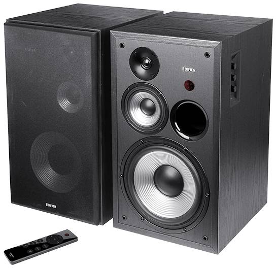 Edifier R2850DB, 2x75W RMS, Bluetooth, optisk/coax, fjärrkontroll - Svart, bild 4