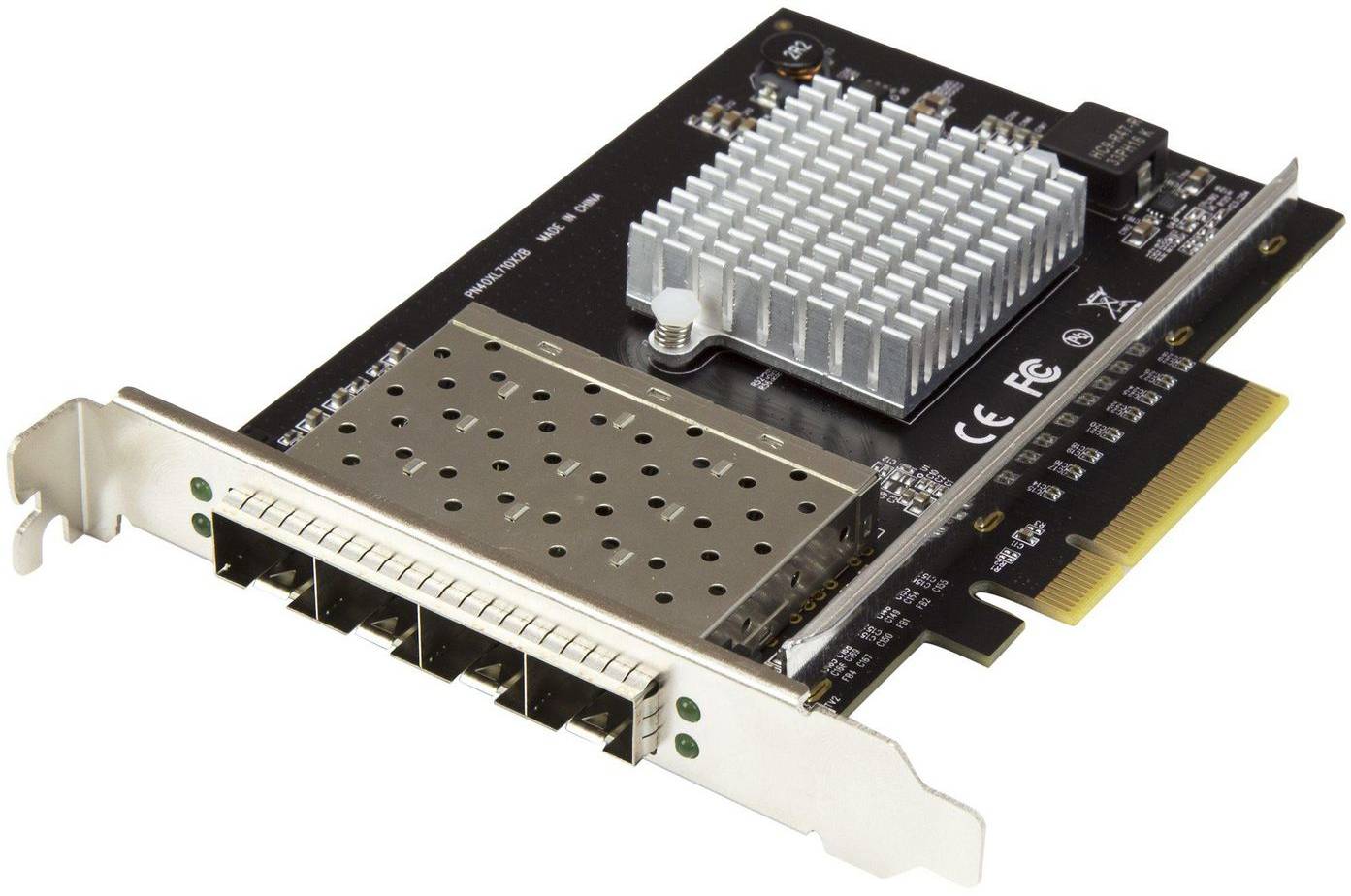Startech Quad Port 10G SFP+ Network Card, Intel XL710 Open SFP+ Converged Adapter, PCIe 3.0 x8, 4-Port, bild 3