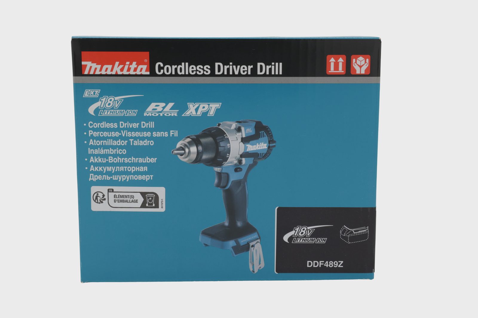 Makita DDF489Z borrskruvdragare 18 V 73/40 Nm, utan batteri - SOLO, bild 2
