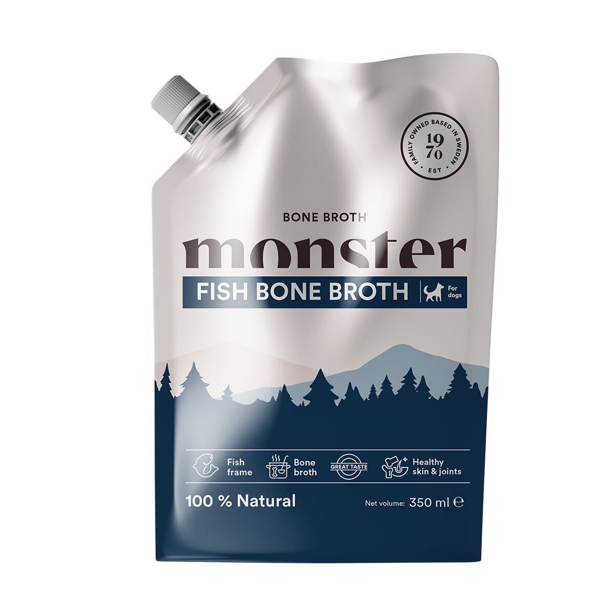 Monster Bone Broth Fish 350ml