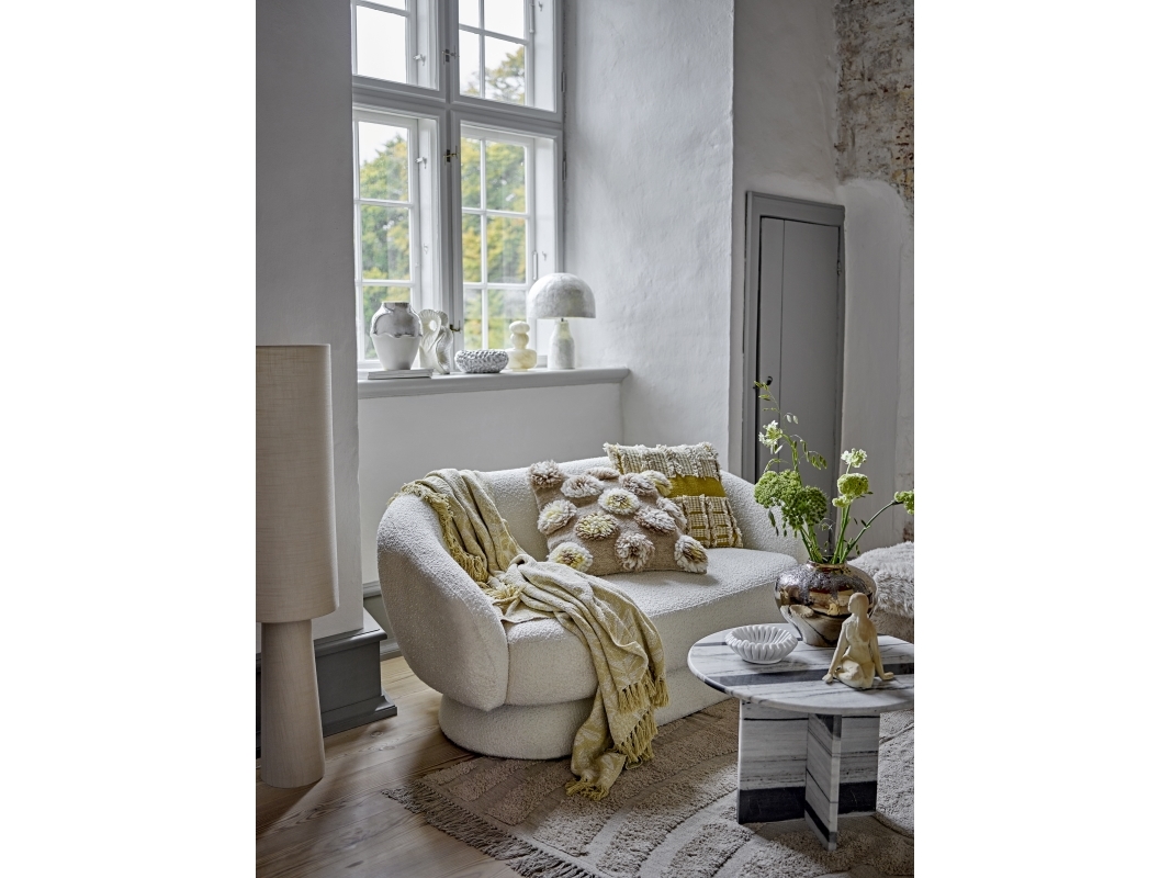 BLOOMINGVILLE Rosito soffbord, vit, marmor