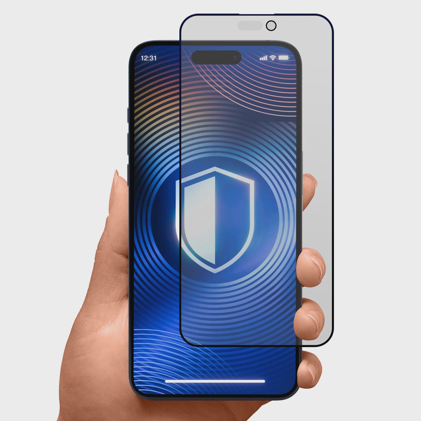 3mk Hardglass Matt Max Privacy – härdat glas för iPhone 17 Pro Max, bild 2