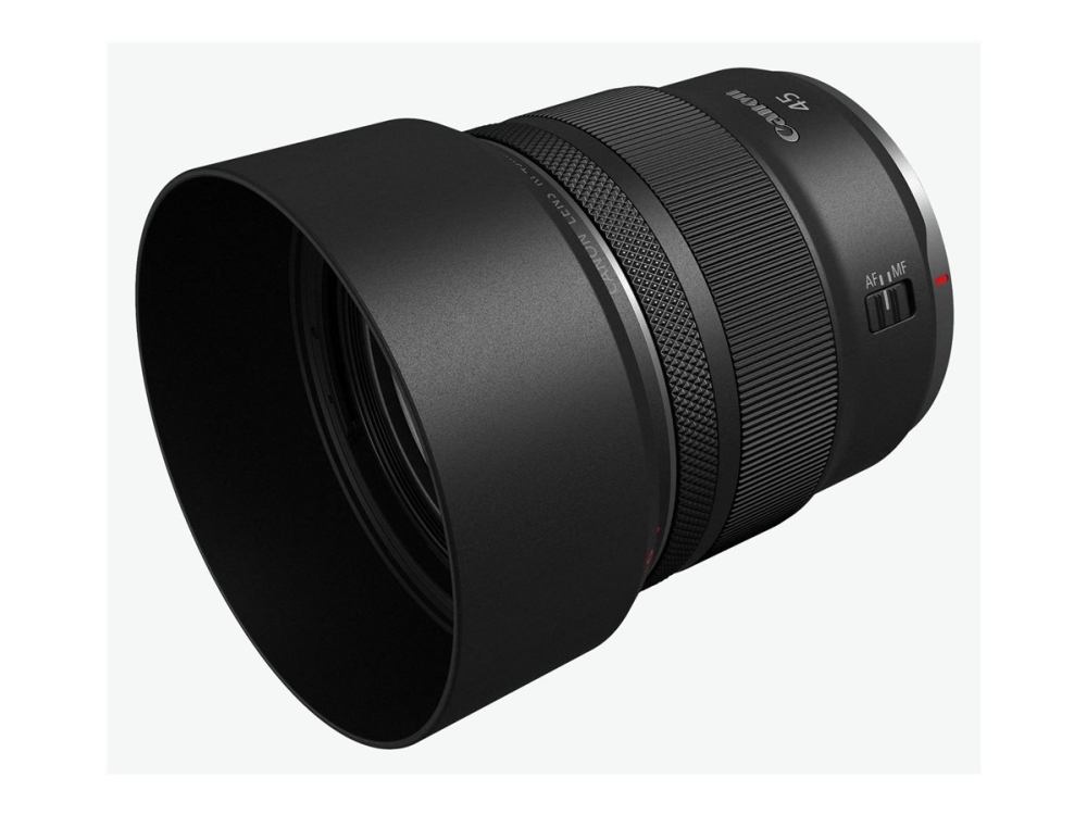 Canon RF 45 mm f/1.2 STM-objektiv, svart