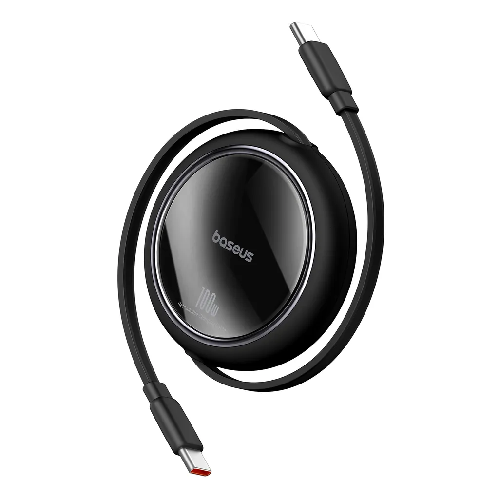 Baseus USB-C till USB-C kabel 100W, 1m - Svart, bild 2