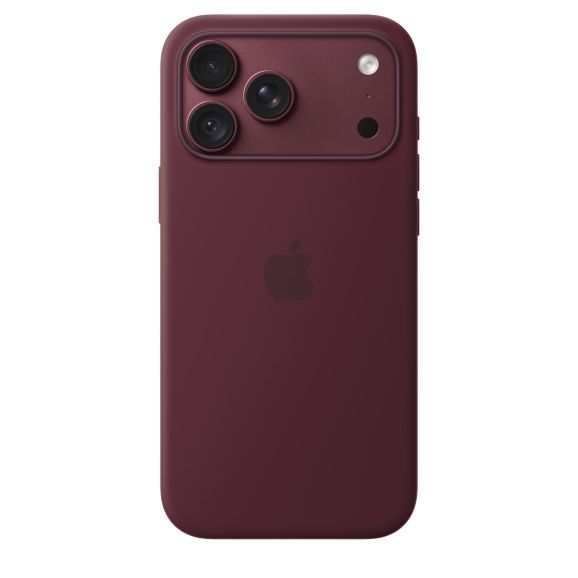 Apple iPhone 18 Pro Max silikonskal med MagSafe, Burgundy, bild 4