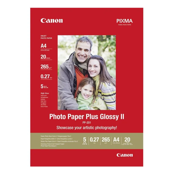 Canon Pp-201 Plus Glossy II Fotopapper A4 (20 ark)
