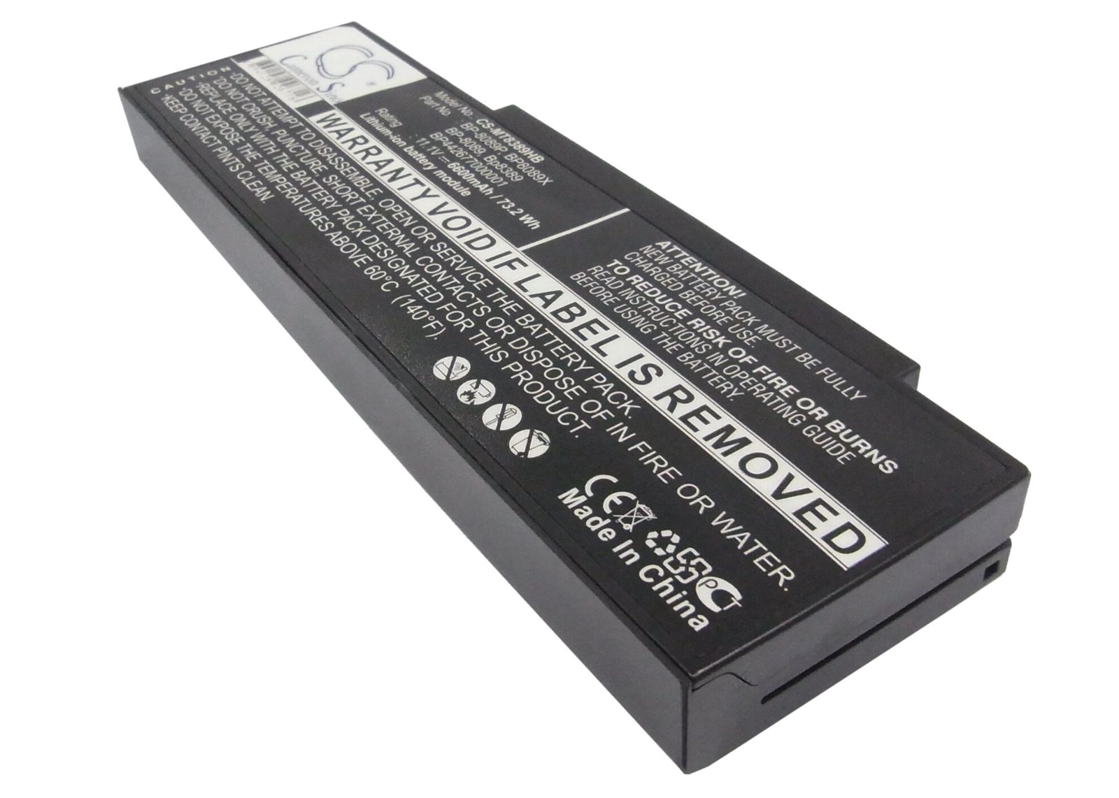 Batteri till Notebook, Bärbar dator för Mitac MiNote 8889, MiNote 8389, MiNote 8089 m.fl., bild 2