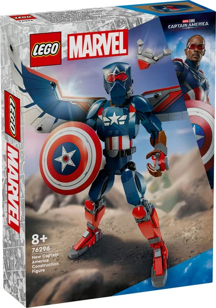 LEGO Super Heroes Byggfigur – Nya Captain America 76296, bild 2