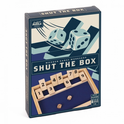 Wooden Games Workshop: Shut The Box 9er
