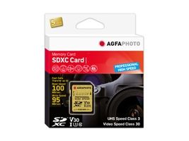 AgfaPhoto 10607, 128 GB, SDXC, Klass 10, UHS-I, 100 MB/s, 95 MB/s